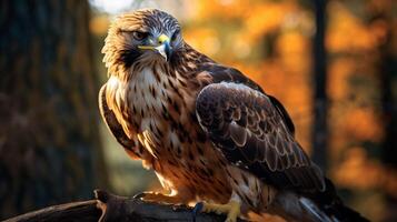 AI generated hawk high quality image photo