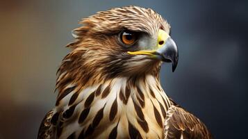 AI generated hawk high quality image photo