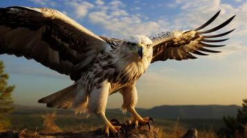 AI generated hawk high quality image photo