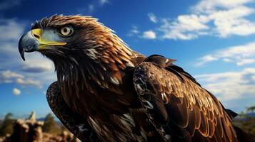 AI generated hawk high quality image photo