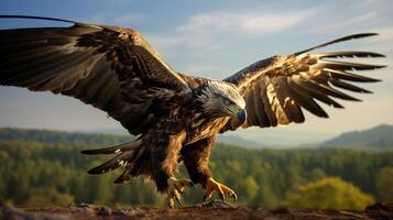 AI generated hawk high quality image photo