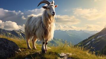 AI generated goat high quality image photo