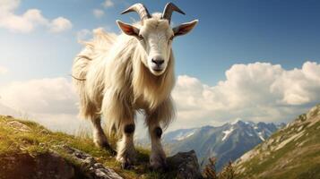 AI generated goat high quality image photo