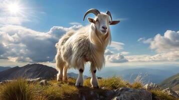 AI generated goat high quality image photo