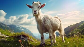 AI generated goat high quality image photo