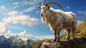 AI generated goat high quality image photo