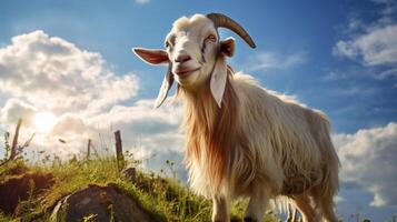 AI generated goat high quality image photo