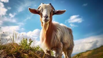 AI generated goat high quality image photo