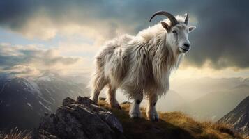 AI generated goat high quality image photo