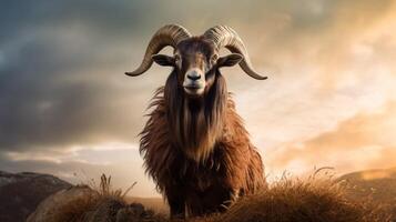 AI generated goat high quality image photo