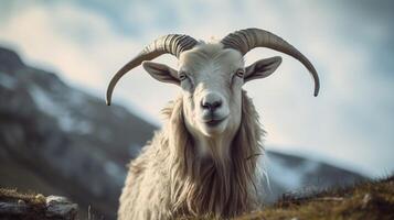 AI generated goat high quality image photo