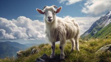 AI generated goat high quality image photo