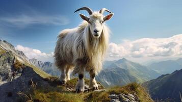 AI generated goat high quality image photo