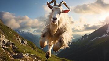 AI generated goat high quality image photo