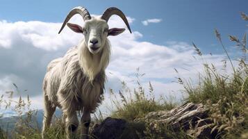 AI generated goat high quality image photo