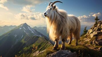 AI generated goat high quality image photo