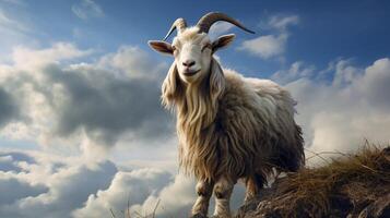 AI generated goat high quality image photo