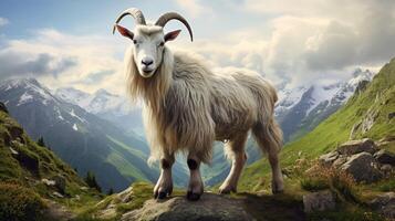 AI generated goat high quality image photo