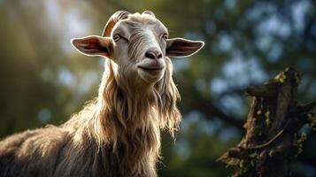 AI generated goat high quality image photo