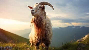 AI generated goat high quality image photo