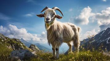 AI generated goat high quality image photo