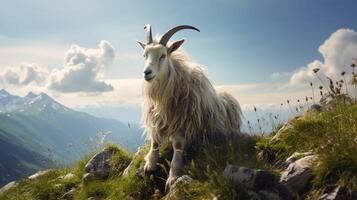 AI generated goat high quality image photo