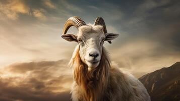 AI generated goat high quality image photo