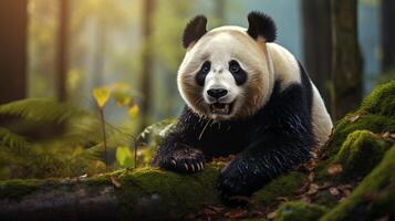 ai generado gigante panda alto calidad imagen foto