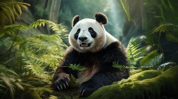 AI generated giant panda high quality image photo