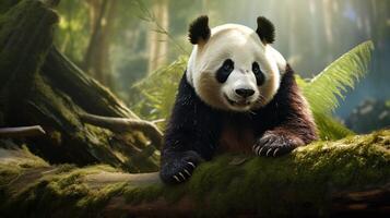 AI generated giant panda high quality image photo