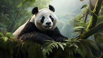 AI generated giant panda high quality image photo