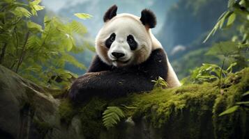 AI generated giant panda high quality image photo