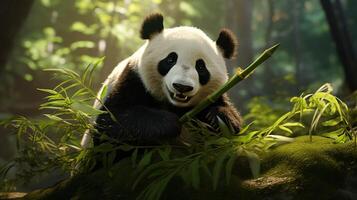 AI generated giant panda high quality image photo