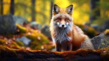 AI generated fox high quality image photo