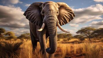 AI generated elephant high quality image photo