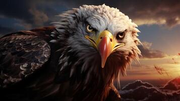 AI generated eagle high quality image photo