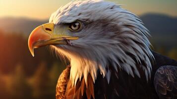 AI generated eagle high quality image photo