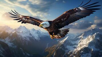 AI generated eagle high quality image photo