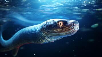 AI generated eel high quality image photo