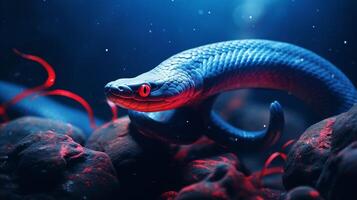 AI generated eel high quality image photo