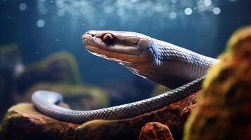 AI generated eel high quality image photo