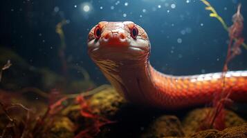 AI generated eel high quality image photo