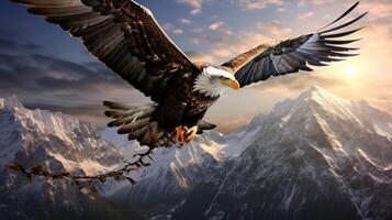 AI generated eagle high quality image photo