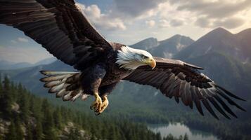 AI generated eagle high quality image photo