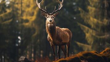 AI generated deer high quality image photo