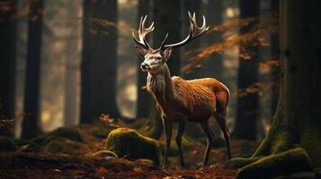 AI generated deer high quality image photo