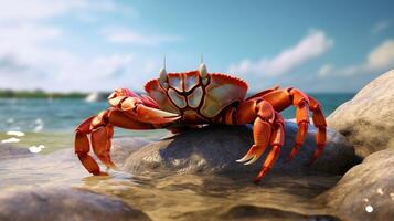 AI generated crab high quality image photo