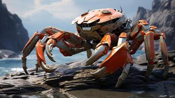 AI generated crab high quality image photo