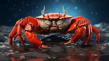 AI generated crab high quality image photo