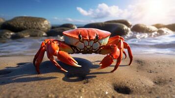 AI generated crab high quality image photo